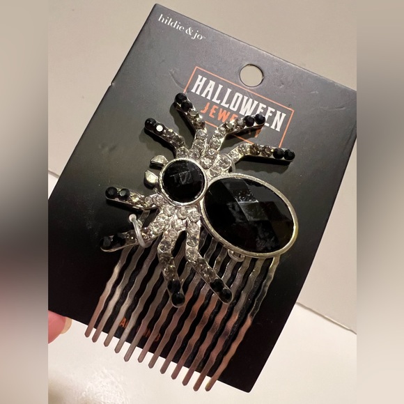 NWT HILDIE & JO HALLOWEEN SPIDER HAIR COMB. - Picture 3 of 7